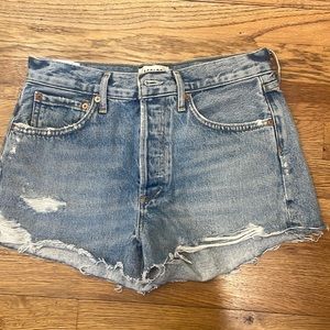 Agolde parker jean shorts brand new